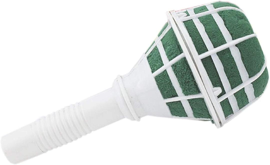 Arlai Bridal Wedding Bouquet Holder Decoration Flower Foam Handle, Box of 2 (White and Green)