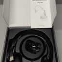 Mopchnic Bluetooth Headset, Wireless Headphone with AI Noise-Canceling Microphone On Ear Wireless Headset with USB Dongle for Computer Office (Black)