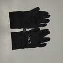 MCTi Glove Liner Touch Screen Lightweight for Winter Running Texting (Large, Black)