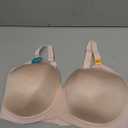 Vanity Fair Women's Full Figure Wireless Bra, Extended Side & Back Smoothing, Lightly Lined Cups Up to DDD (40DD, Quartz)