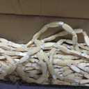 Handmade Bamboo Beaded Curtain for Doorway, Natural 52 Strands, 35.5"W x 75"L