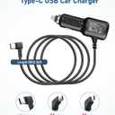 Dash Cam Charger USB C,Type C USB Power Cord,USB C Car Charger,Dual Port USB Dashcam Power Adapter,Fast Charging Cord Suitable for REDTIGER F7NVantrue N4WOLFBOX etc Dashcam (6.5FT)