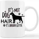 Kunlisa Funny Labrador Dog Mug, Labrador Glitter Ceramic 11oz Coffee Mug - Gifts For Dog Lovers