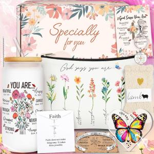 12PCS Christian Gifts for Women Faith,Inspirational Gifts for Women,Christian Birthday Gifts,Spiritual Religious Gifts, Get Well Soon Gifts for Mom,Friends,Sister,Wife,Girlfriends (Colorful)