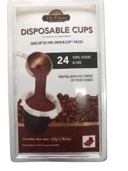 Fill 'n Brew, Disposable Cups - 24 ct