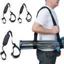 3 Pack Convenient and Sturdy Carry Strap for Beach Chair - Ideal for Camping and Outdoor Activities