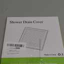 Shower Drain Hair Catcher/Drain Strainer/Shower Drain Cover for Bathroom Floor Drain, Stainless Steel and Silicone (Patented Product) (6 inch, Gray)