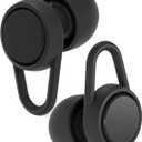 Hears Plus High-Fidelity Ear Plugs  Enhanced Noise Reduction for Loud Events, Focus, Travel & Noise Sensitivity  Certified 25dB SNR Hearing Protection  Reusable, Hypoallergenic Tips + Carry Case (Jet Black)