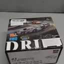 RC Drift Car, 1/43 Mini Rc Drift car with Gyroscope, 2.4GHz Full Proportional Remote control Cars, 4WD High Speed Racing with Lights, Racing Tires, Model Cars Gift for Adults, Kids, Boys, Girls (Grey)