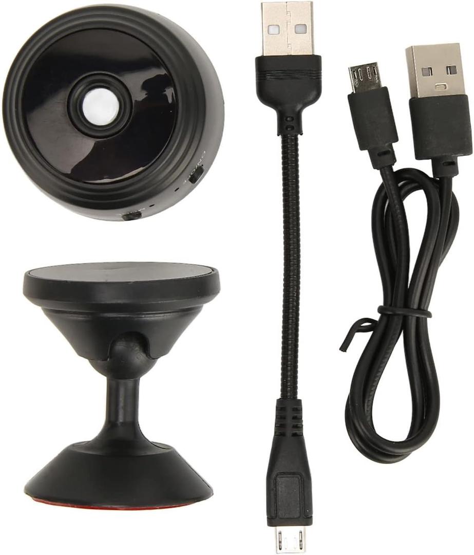 Indoor Security Camera, 150 Degree Viewing Angle 1080P Wireless WiFi Camera with HD Night Vision for Home Outdoor Sports