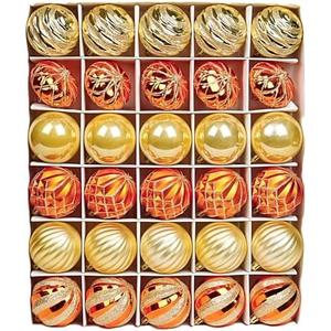 Dohance Christmas Ornaments Set 30ct Christmas Tree Decoration Ornament Balls Decor Baubles for Xmas Trees Decor Holiday Party Wedding Decoration, 2Pack