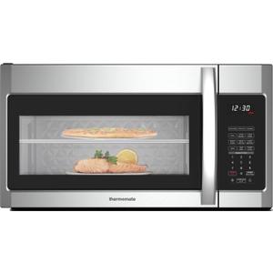 30" Over the Range Microwave Oven, ThermoMate 1.9 Cu. Ft. Capacity Microwave Over the Stove with One Touch, 1000 Cooking Watts, 400 CFM, 11 Power Levels, Sensor Cooking, LED Lighting, Stainless Steel