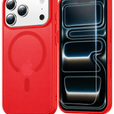 TORRAS Magnetic Slim-Fit for iPhone 17 PRO MAX Case, Ultra-Thin 17 ProMax Phone Case Compatible with MagSafe, Red