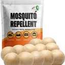 SCFKAOF Mosquito Repellent Outdoor Patio, Mosquito Deterrent for Yard, Indoor Mosquito Repellent Balls, Mosquito Repeller for Patio, Keep Mosquito Away, Covers 120 Sq. Ft, 60 Days Protection-12 Packs