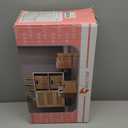 Storage Baskets 11x11inch Cube Baskets 4 pcs Baskets,Foldable Handwoven Water Hyacinth Laundry Organizer,Cube Storage Baskets