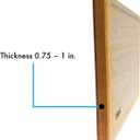 Premium Maple Wood Cutting Board - 12x8 Inches, Reversible Chopping Board for Kitchen, Cheese, and Charcuterie, Durable and Knife-Friendly