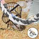 YARNOW Climbing Rope Toy for Squirrel, Sugar Gliders, Rats and Ferrets - Multi-Functional Hanging Perch for Bird Cage, Encourages Activity and Enrichment