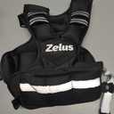 ZELUS Weighted Vest for Men and Women | 4-10 Vest with 6 Ironsand Weights for Home Workouts | Adjustable Body Weight Vest Exercise Set for Cardio and Strength Training (Black)