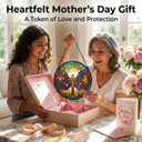 Cross Angel Wings Suncatcher Sun Catchers Indoor Window Gift for Women 6.3"