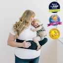 Tushbaby The Original Premium Quality Hip Seat Carrier Safety-Certified Baby & Toddler Carrier with Secure Safety Buckles, No-Flimsy-Foam Design, Storage Pockets & Nursing Pillow. 03 yrs, Black 
