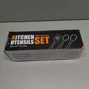 AOTHOD Silicone Cooking Utensils Set - 446°F Heat Resistant Kitchen Utensils,Turner Tongs,Spatula,Spoon,Brush,Whisk,Kitchen Utensil Gadgets Tools Set for Nonstick Cookware,Dishwasher Safe (BPA Free)