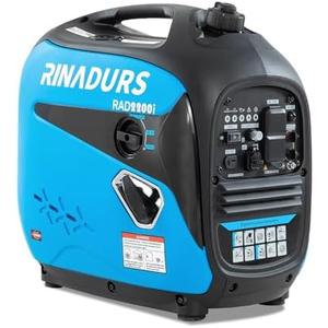 RINADURS 2200 Watt inverter generator, quiet and portable, suitable for home backup power, outdoor camping, and construction sites.EPA Compliant