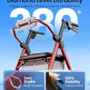 VOCIC Z11 Rollator Walker for Seniors with Seat, 380 LBS