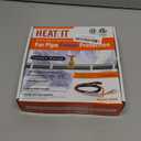 HEATIT Water Pipe Heat Tape - Prevent Freezing & Easy Installation for Metal & Plastic Pipes, CSA & ETL Certified Heat Trace Cable, All-Weather Protection, Trusted Choice HISD 3ft, 7w/ft, 120V