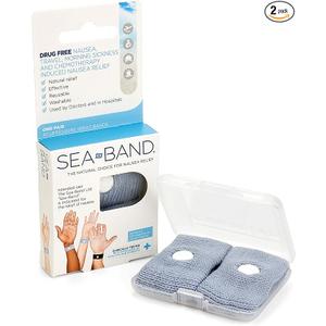 Sea-Band Adult Wrist Bands, 2-Pack