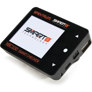 Spektrum XBC100 Smart Battery Checker & Servo Driver for RC: SPMXBC100, Black