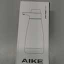 AIKE 15fl.oz Liquid Soap Dispenser for Dish and Hand Soap Matte Black (Anti-fingerprint Black Coating)