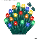 LAMPHOME 150 Count Multicolor- String Lights - LED Christmas Light, Mini led for Indoor Outdoor Home Holiday Party Wedding Independence Day Decoration