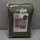 MIULEE Velvet Curtains Olive Green Elegant Grommet Curtains Thermal Insulated Soundproof Room Darkening Drapes for Classical Living Room Bedroom Decor 52 x 84 Inch Set of 2