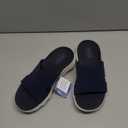 Skechers Women's On-the-go 600 Stretch Knit Slides Size 6,5, Navy