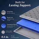 LAVEVE Heavy Duty Bunkie Board Full Size 54'' x 75'', Anti-Slip Bed Slat