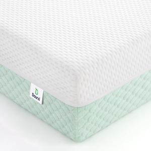 Dourxi Crib Mattress, Dual Sided Comfort Gel Memory Foam Toddler Mattress