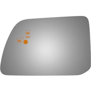 Burco 4453BC Driver Side Mirror Glass w/Blind Spot & Cross Path for Ford Edge 2011-2014, Lincoln MKX 2011-2015