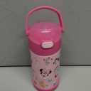 THERMOS FUNTAINER Water Bottle with Straw - 12 Ounce - Kids Stainless Steel Vacuum Insulated Water Bottle with Lid, Preschool Minnie