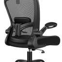 FelixKing Ergonomic Office Chair, Headrest Desk Chair with Adjustable Lumbar Support, Home Office Swivel Task Chair with High Back and Armrest, Adjustable Height Gaming Chair(Black)