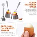 Epar Egg Cracker Tool - Egg Cups for Soft Boiled Eggs with Spoon - Egg Holder for Boiled Eggs - Soft Boiled Egg Cutter