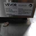 VEVOR Commercial Panini Grill, 3600W Electric Sandwich Panini Maker, Stainless Steel Double Sandwichs Press with Handle and Temp Control, 19x9 in Full Grooved Enamel Plate, for Hamburger Steak Bacon