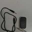 COMSOON Bluetooth Receiver for Car, Noise Cancelling 3.5mm AUX Bluetooth Car Adapter, Wireless Audio Receiver for Home Stereo/Wired Headphones, Hands-Free Call, 16H Battery Life - Black+Silver