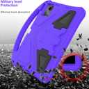 YRH Kids Case for Lenovo Idea Tab Plus 12.1 inch Tablet 2025, Model TB361FU, EVA Shockproof, with Stand Handle (Purple)