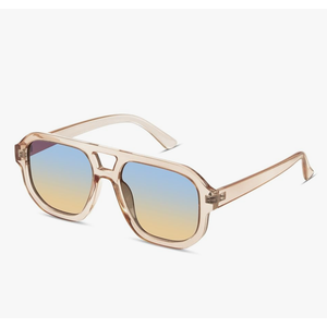 livho Trendy Polarized Square Aviator Sunglasses Women Men Square Eyewear Frame, Retro Sun Glasses for Women Men 2025 Shades