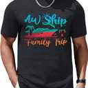 2026 Family Cruise Shirts It's A Family Trip Shirt Making Memories Together Cruise Ship Short Sleeve Tops
