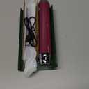 Maestri House Rechargeable Milk Frother, Adjustable 2-Speed Handheld Electric Foam Maker Waterproof Detachable Stainless Steel Whisk Drink Mixer Foamer for Lattes, Cappuccino, No Stand (Grape Purple)