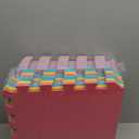 ProSource Foam Puzzle Floor Play Mat for Kids and Babies with Solid Colors, 36 or 16 Interlocking Tiles with Borders, Assorted