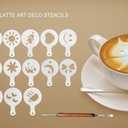 22 PCS 51mm Espresso Accessories Kit, 51mm Spring Loaded Calibrated Espresso Coffee Tamper Set with Tamper Mat, WDT Tool, Latte Art Kit, Frothing Pitcher and Towel for Coffee Making (51mm)