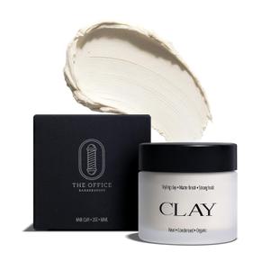 Hair Clay for Men - Strong Hold Matte Finish Styling Clay - Natural Texture, No Shine - Easy Wash Out - 2oz / 60ml - Made in USA