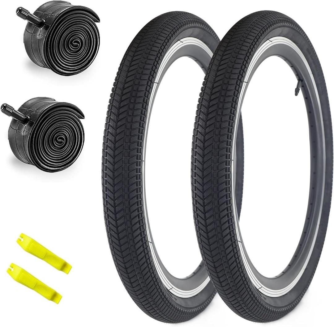 2 Pack Kids Bike Tire 16x2.125  Folding Tire for Kids Bikes Compatible Fits Most Kids Bikes